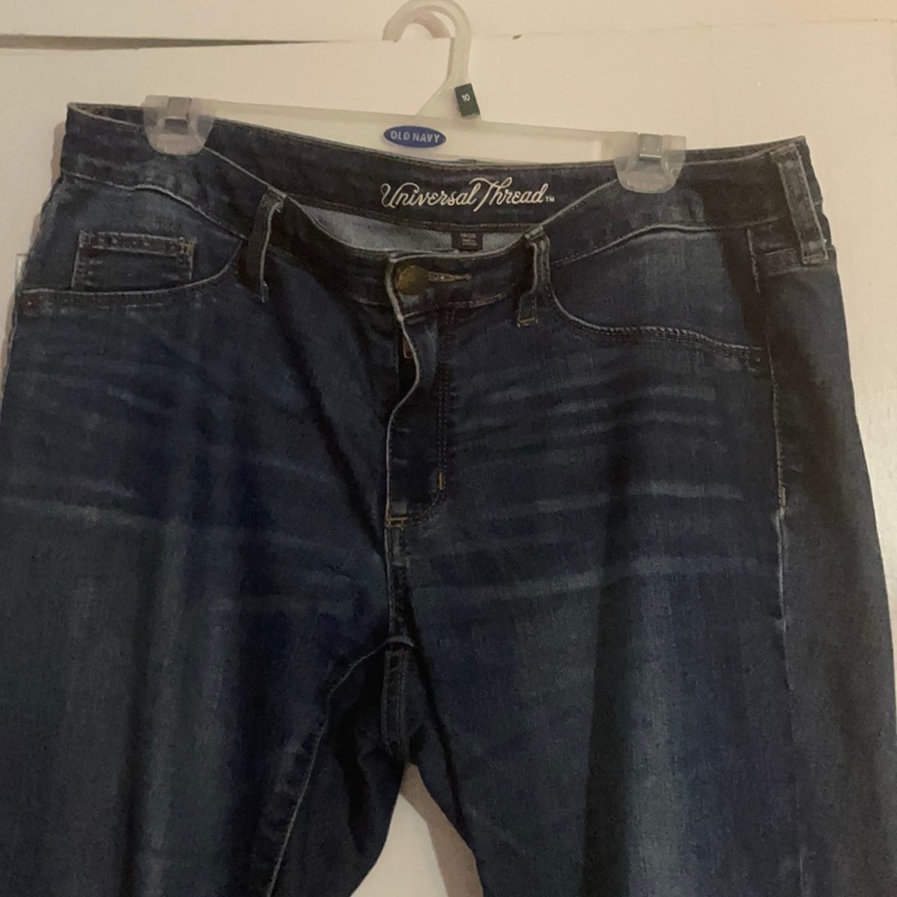 Size 10 long worn universal thread jeans
